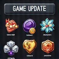 Game update and support icons